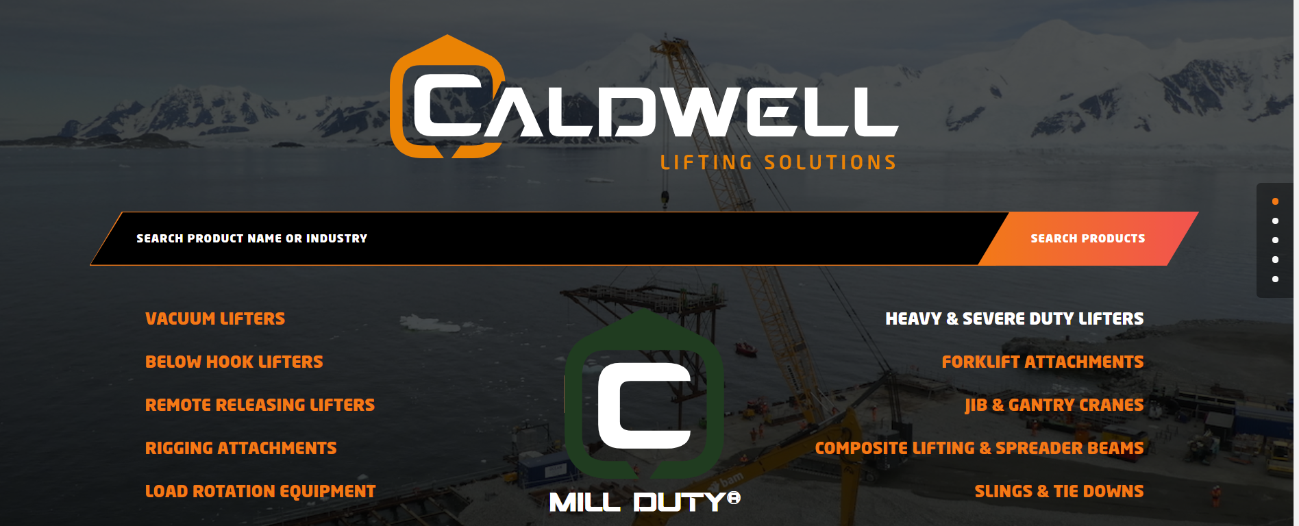 Caldwell launches new website and rebrands Lift and Hoist