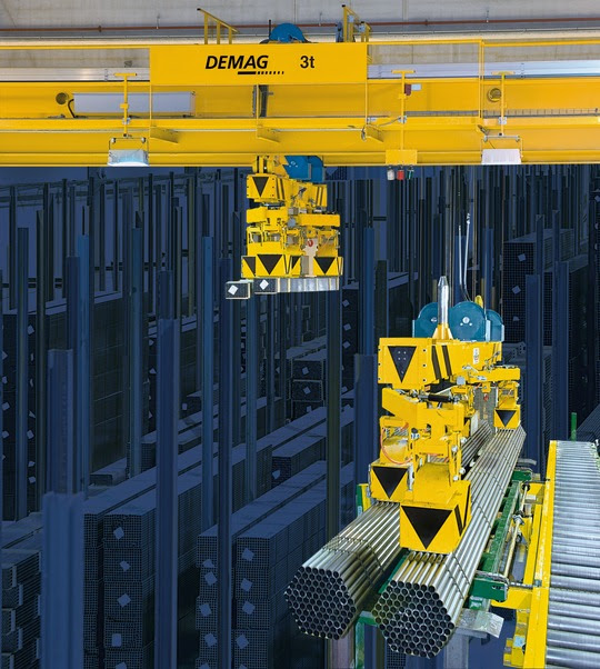 Demag Demag supplies system solution for automated material flow at Layher ...